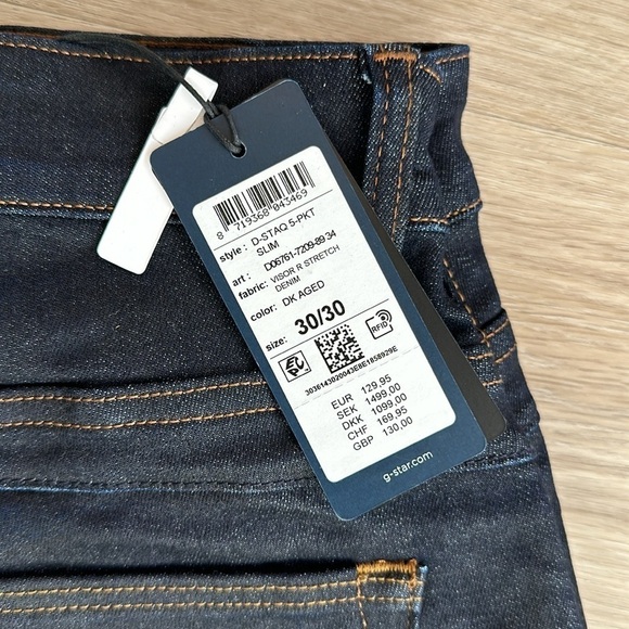 D-Staq Slim Fit Jeans
G-STAR men’s size 30 waist 30 length - Picture 5 of 10